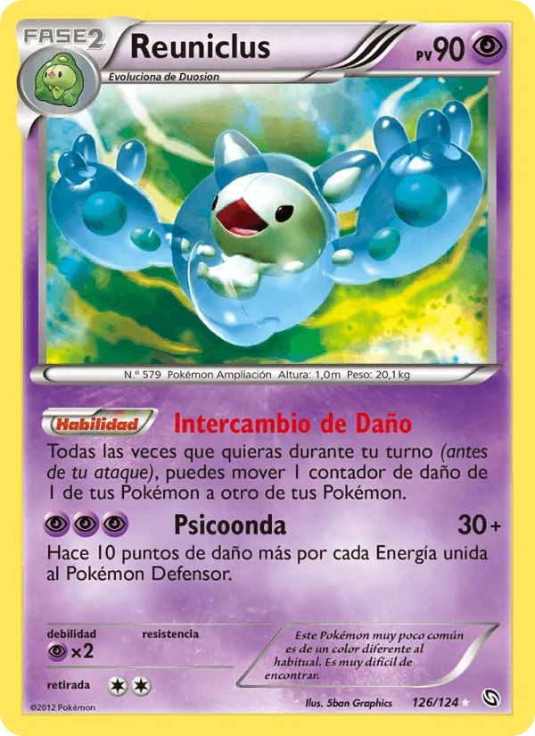 Reuniclus · Dragones Majestuosos 126/124