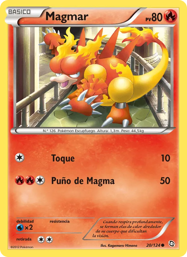 Magmar · Dragones Majestuosos 20/124