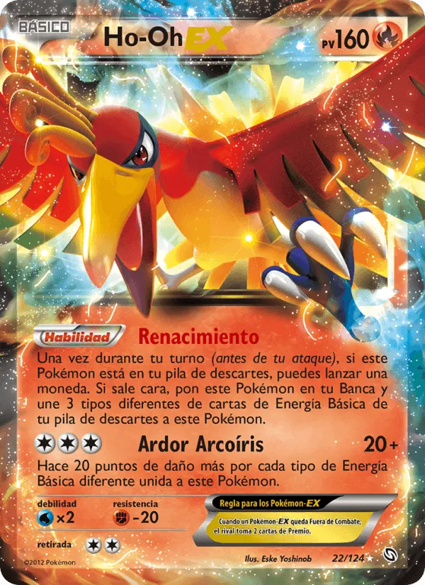 Ho-Oh-EX · Dragones Majestuosos 22/124