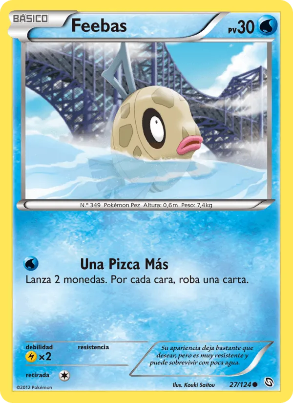 Feebas · Dragones Majestuosos 27/124