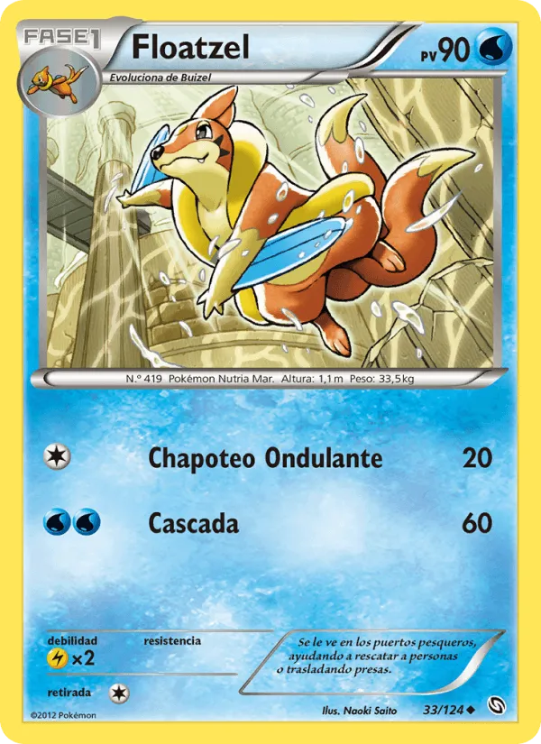 Floatzel · Dragones Majestuosos 33/124