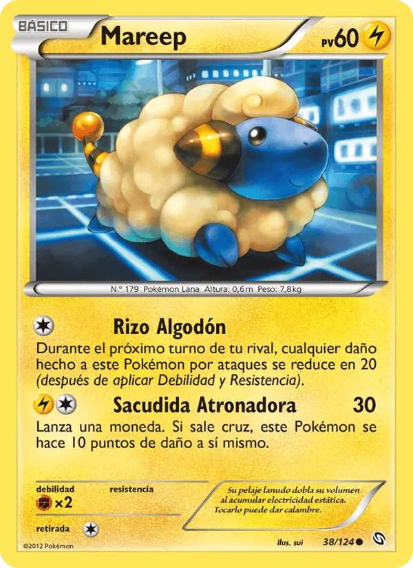 Mareep · Dragones Majestuosos 38/124