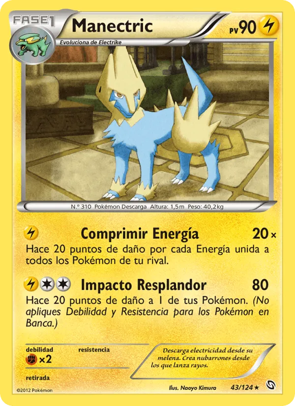Manectric · Dragones Majestuosos 43/124