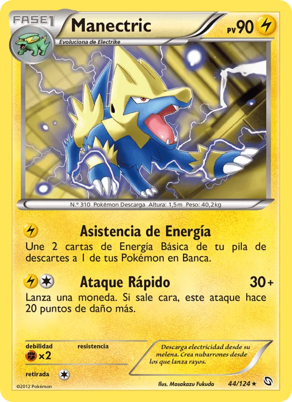 Manectric · Dragones Majestuosos 44/124