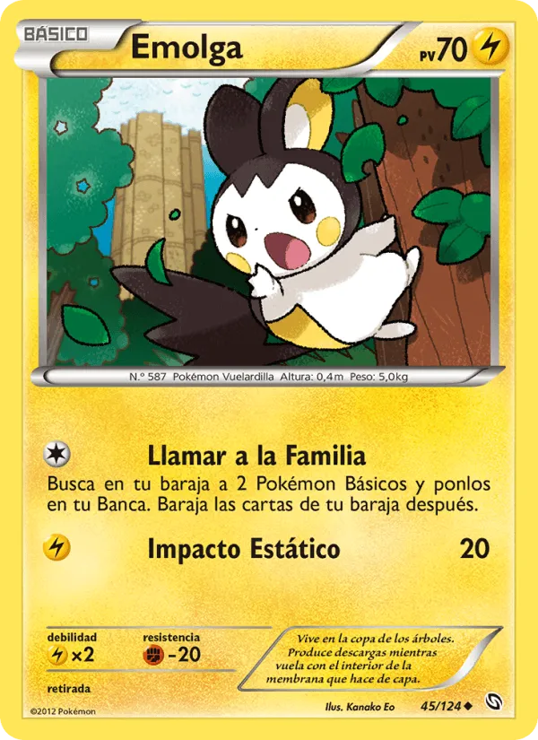 Emolga · Dragones Majestuosos 45/124