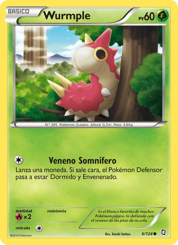 Wurmple · Dragones Majestuosos 6/124
