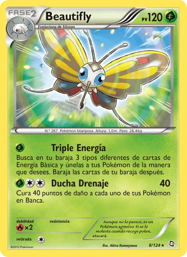 Beautifly · Dragones Majestuosos 8/124