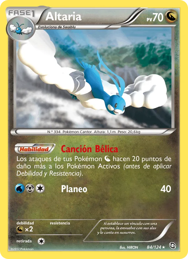 Altaria · Dragones Majestuosos 84/124
