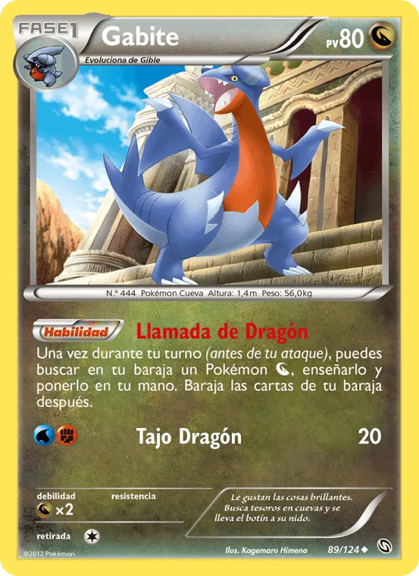 Gabite · Dragones Majestuosos 89/124