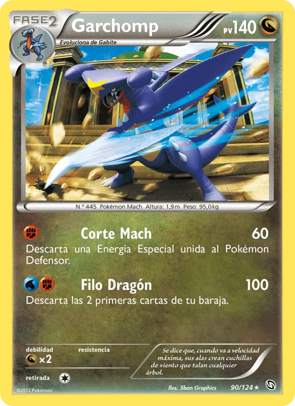 Garchomp · Dragones Majestuosos 90/124