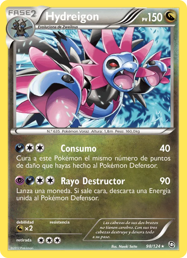 Hydreigon · Dragones Majestuosos 98/124