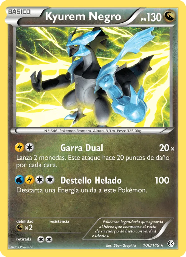 Kyurem Negro · Fronteras Cruzadas 100/149