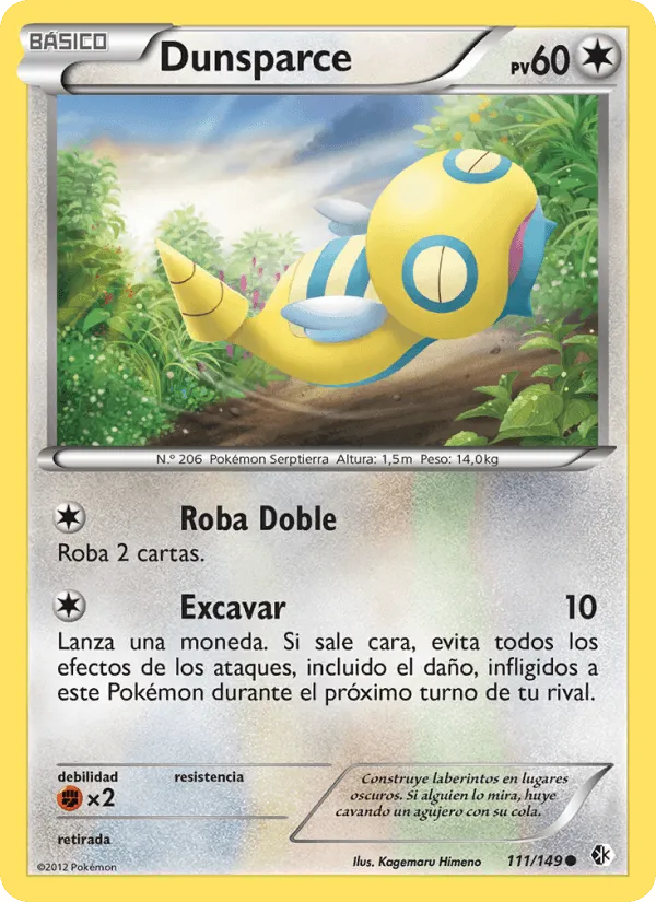 Dunsparce · Fronteras Cruzadas 111/149