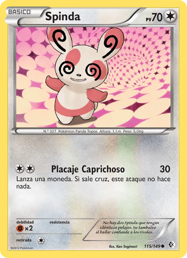 Spinda · Fronteras Cruzadas 115/149