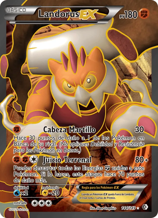 Landorus-EX · Fronteras Cruzadas 144/149
