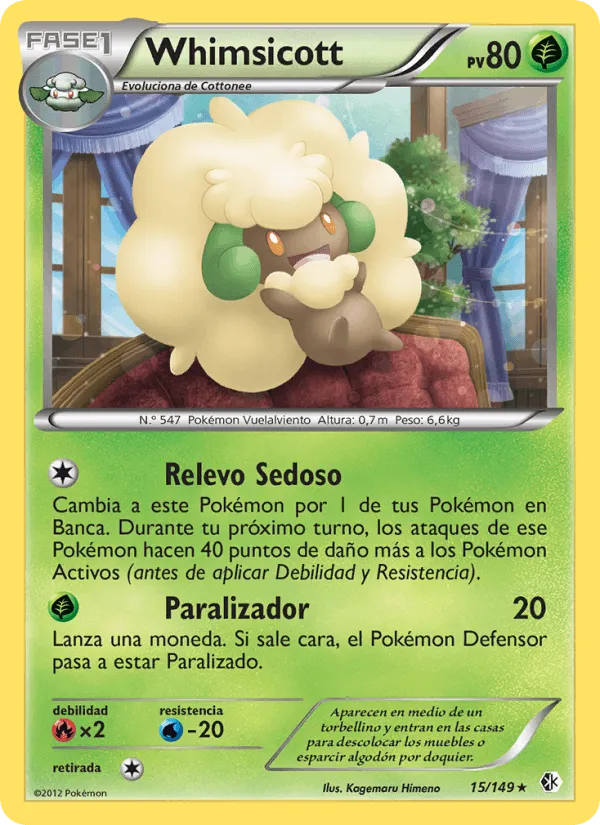 Whimsicott · Fronteras Cruzadas 15/149