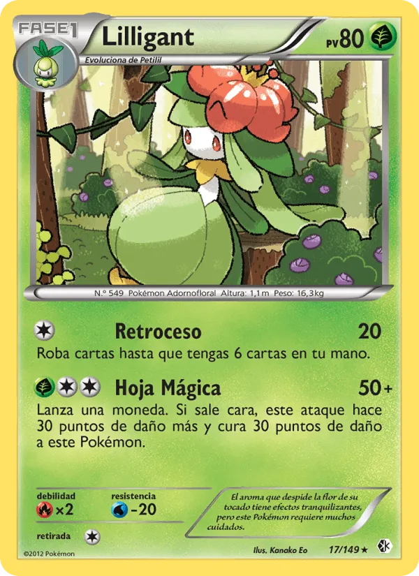 Lilligant · Fronteras Cruzadas 17/149