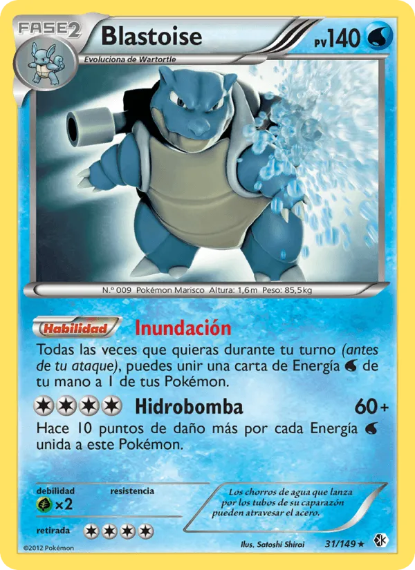 Blastoise · Fronteras Cruzadas 31/149
