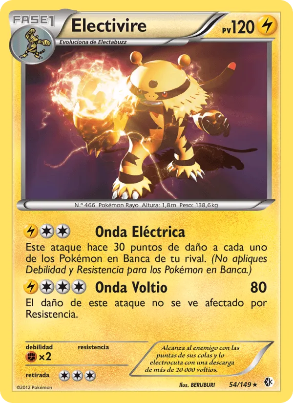 Electivire · Fronteras Cruzadas 54/149