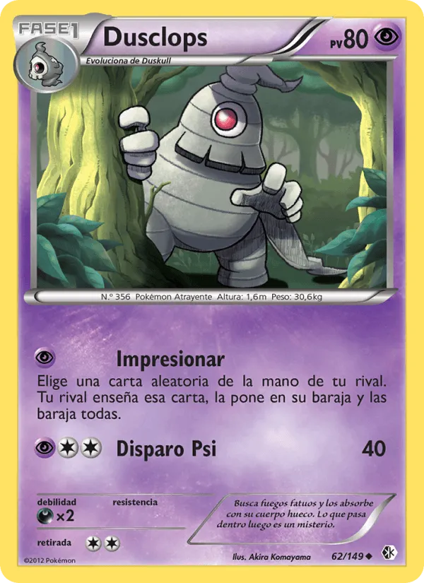 Dusclops · Fronteras Cruzadas 62/149