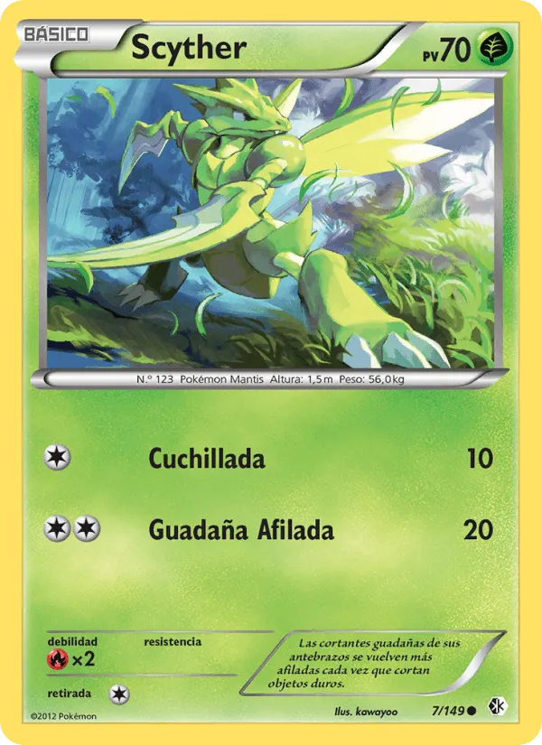 Scyther · Fronteras Cruzadas 7/149
