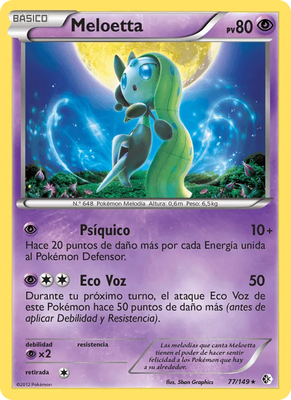 Meloetta · Fronteras Cruzadas 77/149