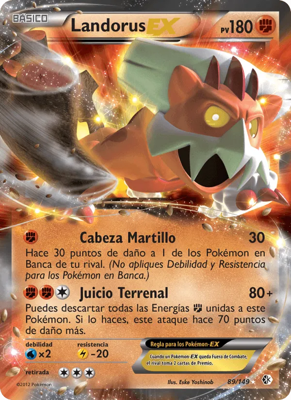 Landorus-EX · Fronteras Cruzadas 89/149