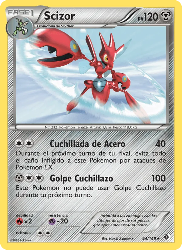 Scizor · Fronteras Cruzadas 94/149
