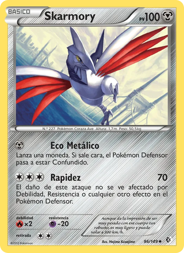 Skarmory · Fronteras Cruzadas 96/149