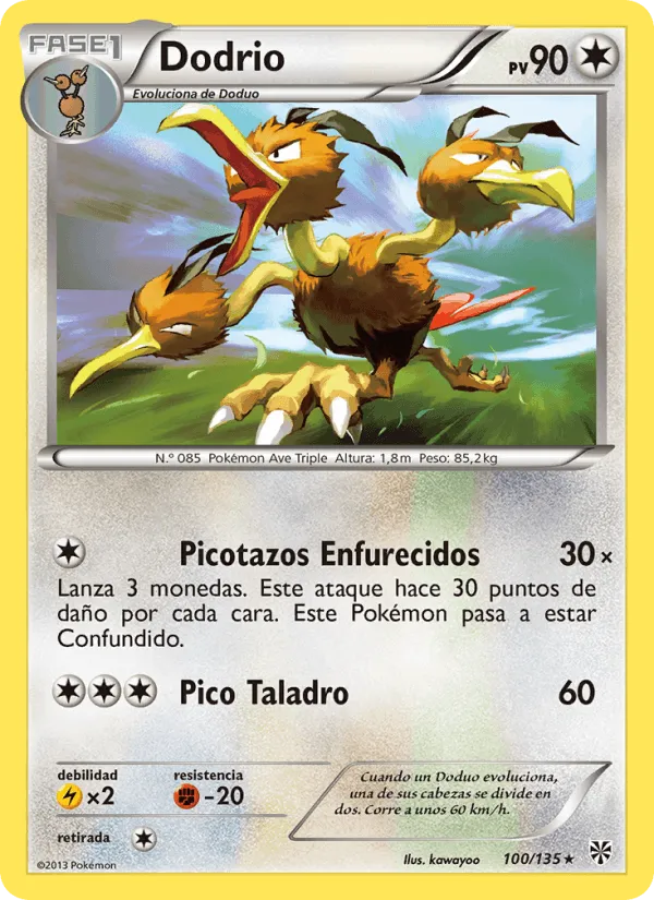 Dodrio · Tormenta Plasma 100/135