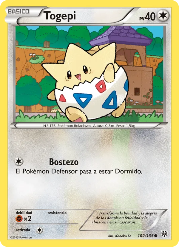 Togepi · Tormenta Plasma 102/135