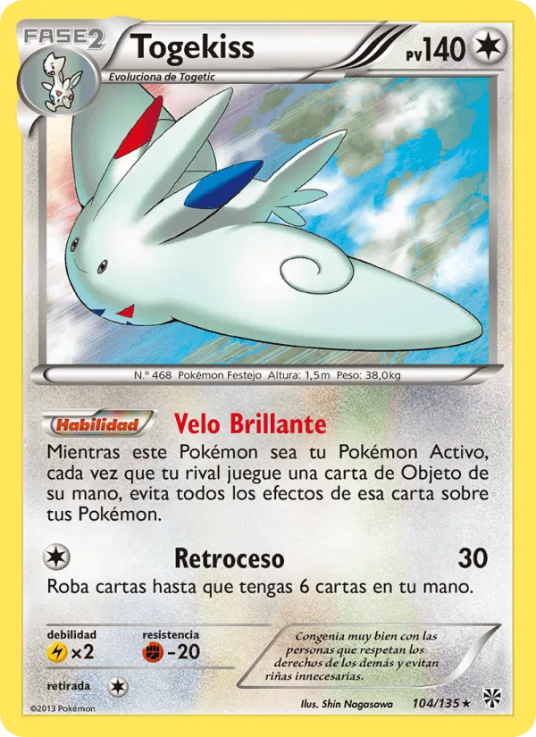 Togekiss · Tormenta Plasma 104/135