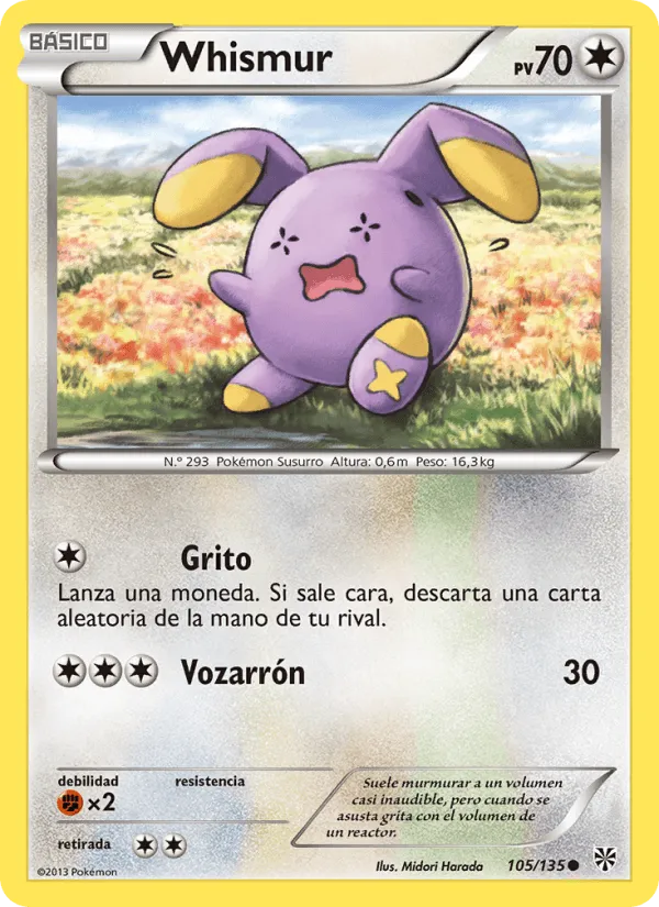 Whismur · Tormenta Plasma 105/135
