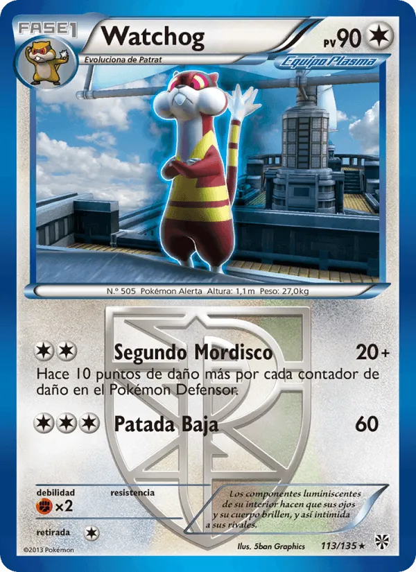 Watchog · Tormenta Plasma 113/135