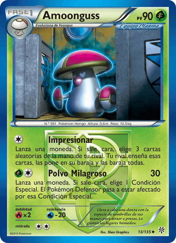 Amoonguss · Tormenta Plasma 13/135