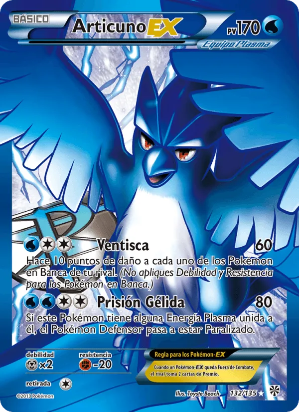 Articuno-EX · Tormenta Plasma 132/135