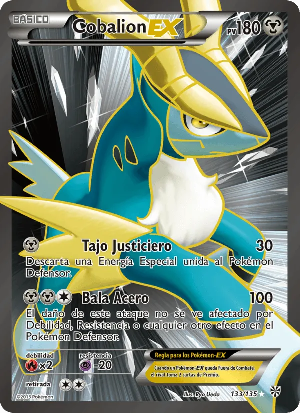 Cobalion-EX · Tormenta Plasma 133/135