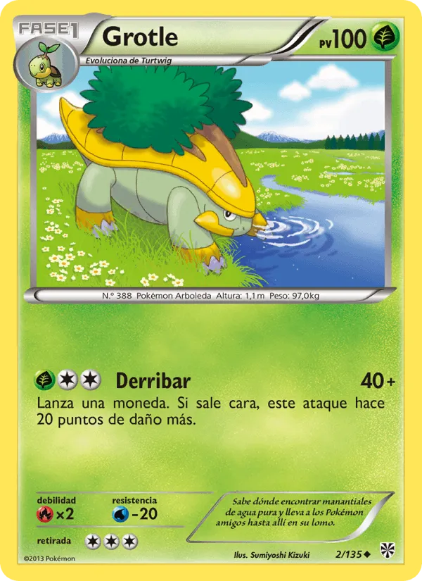 Grotle · Tormenta Plasma 2/135
