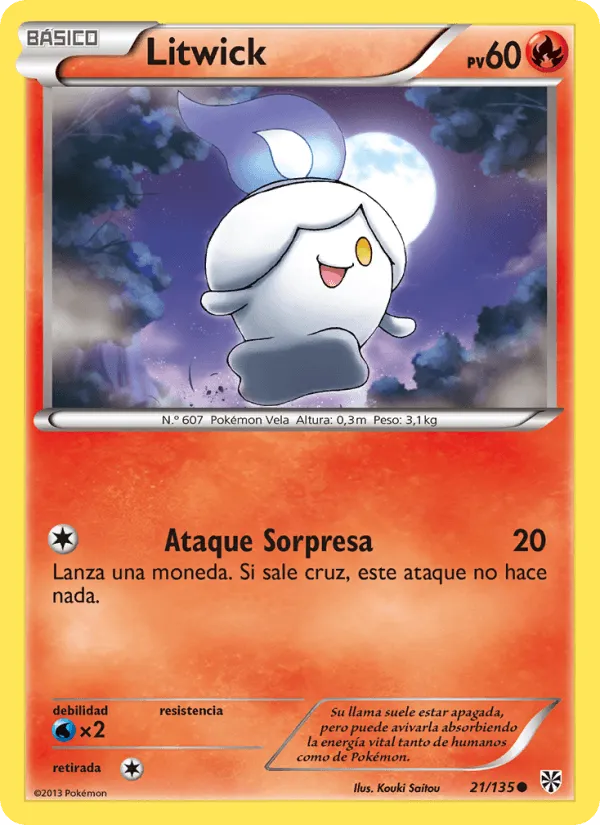 Litwick · Tormenta Plasma 21/135