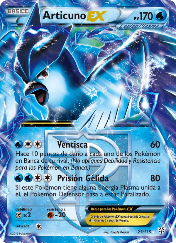 Articuno-EX · Tormenta Plasma 25/135