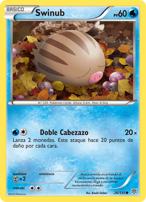 Swinub · Tormenta Plasma 26/135