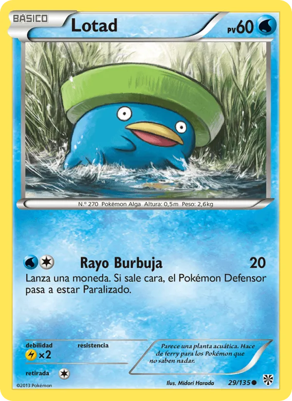 Lotad · Tormenta Plasma 29/135