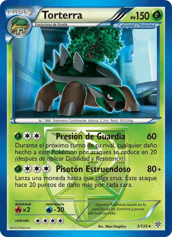 Torterra · Tormenta Plasma 3/135