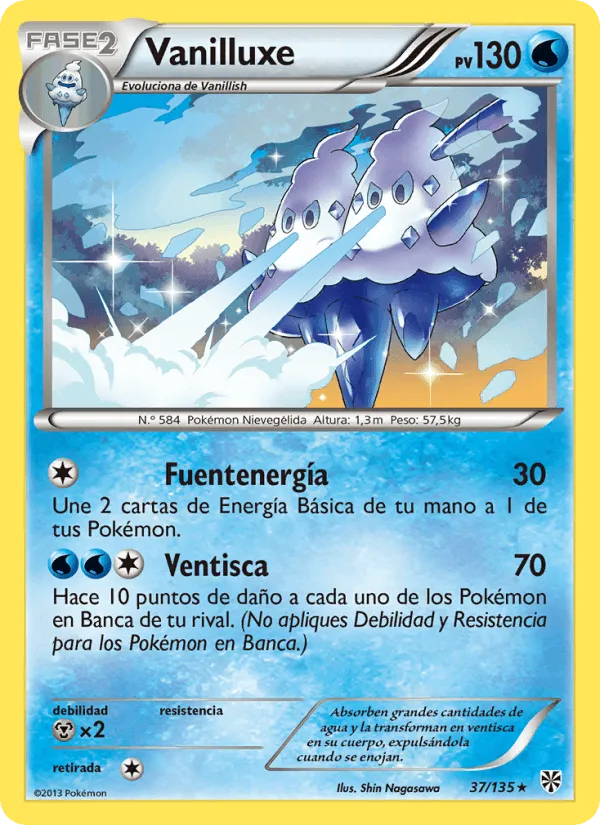 Vanilluxe · Tormenta Plasma 37/135