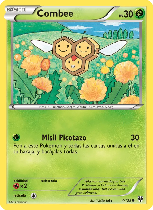 Combee · Tormenta Plasma 4/135