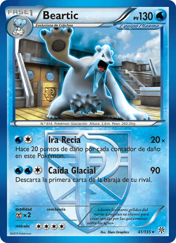 Beartic · Tormenta Plasma 41/135