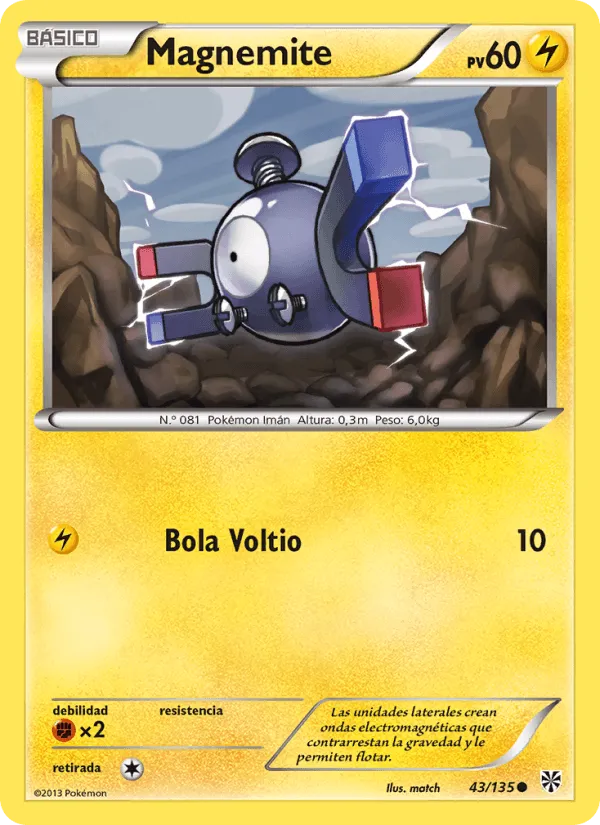 Magnemite · Tormenta Plasma 43/135