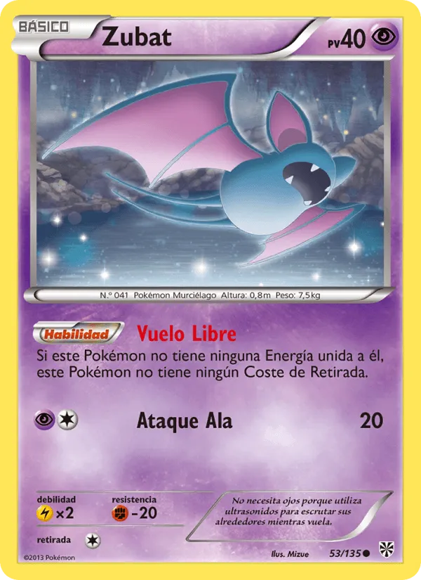 Zubat · Tormenta Plasma 53/135