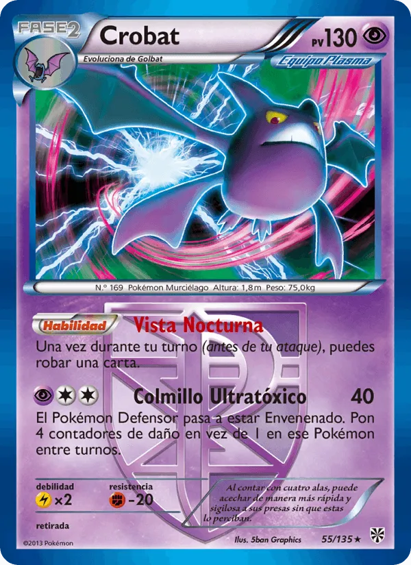 Crobat · Tormenta Plasma 55/135