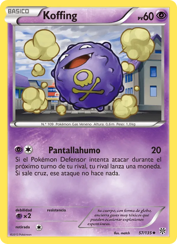 Koffing · Tormenta Plasma 57/135